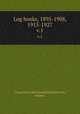 Log books, 1895-1908, 1915-1927. v.1, Camp Keith and Camp Ruth,Richards, James L 