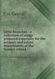 Little branches : a collection of songs prepared especially for the primary and infant departments of the Sunday school /, C.H. Gabriel 