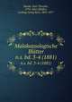 Malakozoologische Bltter. n.s. bd. 3-4 (1881), Menke, Karl Theodor, 1791-1861,Pfeiffer, Ludwig Georg Karl, 1805-1877 