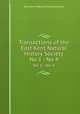 Transactions of the East Kent Natural History Society. No 1 - No 4, East Kent Natural History Society 