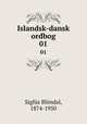 Islandsk-dansk ordbog. 01, 