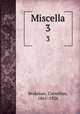Miscella. 3, Brakman, Cornelius, 1861-1926 