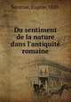 Du sentiment de la nature dans l