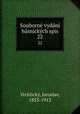 Souborne vydani basnickych spis, Jaroslav Vrchlicky 