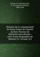 Histoire de la communaute de Notre Dame de Charite du Bon-Pasteur de Montreal microforme : suivi d