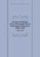 Annual Catalogue of the Pittsburgh-Xenia Theological Seminary. 1930-1940, Pittsburgh-Xenia Theological Seminary of the United Presbyterian Church of North America 