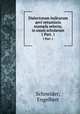 Dialectorum italicarum aevi vetustioris exampla selecta; in usum scholarum. 1 Part. 1, Schneider, Engelbert 
