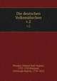 Die deutschen Volksmhrchen. v.2, Johann Karl August Musa?us 