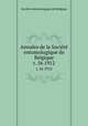 Annales de la Socit entomologique de Belgique. t. 56 1912, 