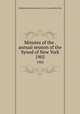 Minutes of the . annual session of the Synod of New York. 1905, Presbyterian Church in the U.S.A. Synod of New York 