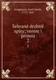 Sebran drobn spisy; verem i prosou. 2, Jungmann, Josef Jakub, 1773-1847 