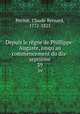 Depuis le rgne de Phillippe-Auguste, jusqu`au commencement du dix-septime. 39, Petitot, Claude Bernard, 1772-1825 