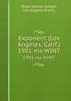 Exponent (Los Angeles, Calif.). 1901 mo.WINT, State Normal School, Los Angeles (Calif.) 
