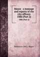 Mayor s message and reports of the city officers. 1886 (Part 2), Baltimore (Md.). Mayor 