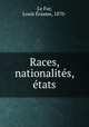 Races, nationalites, etats, Louis Erasme le Fur 