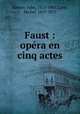 Faust : opera en cinq actes, Jules Barbier 