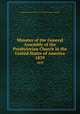 Minutes of the General Assembly of the Presbyterian Church in the United States of America. 1839, Presbyterian Church in the U.S.A. (Old School). General Assembly 