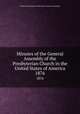 Minutes of the General Assembly of the Presbyterian Church in the United States of America. 1876, Presbyterian Church in the U.S.A. General Assembly 