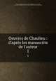 Oeuvres de Chaulieu : d`aprs les manuscrits de l`auteur. 1, Chaulieu, Guillaume Amfrye de, 1639-1720,Adams, John, 1735-1826, former owner. MB (BRL),John Adams Library (Boston Public Library) MB (BRL) 