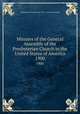 Minutes of the General Assembly of the Presbyterian Church in the United States of America. 1900, Presbyterian Church in the U.S.A. General Assembly 