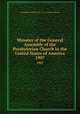 Minutes of the General Assembly of the Presbyterian Church in the United States of America. 1907, Presbyterian Church in the U.S.A. General Assembly 