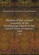 Minutes of the General Assembly of the Presbyterian Church in the United States of America. 1909, Presbyterian Church in the U.S.A. General Assembly 