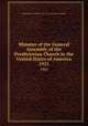 Minutes of the General Assembly of the Presbyterian Church in the United States of America. 1921, Presbyterian Church in the U.S.A. General Assembly 