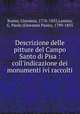 Descrizione delle pitture del Campo Santo di Pisa : coll
