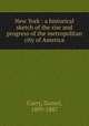 New York : a historical sketch of the rise and progress of the metropolitan city of America, Curry, Daniel, 1809-1887 