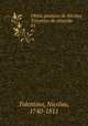 Obras poeticas de Nicolao Tolentino de Almeida. 01, Tolentino, Nicolau, 1740-1811 