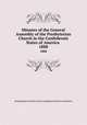 Minutes of the General Assembly of the Presbyterian Church in the Confederate States of America . 1888, Presbyterian Church in the Confederate States of America 