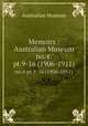 Memoirs : Australian Museum. no.4:pt.9-16 (1906-1911), Australian Museum 