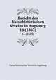 Bericht des Naturhistorischen Vereins in Augsburg. 16 (1863), Naturhistorischer Verein in Augsburg 