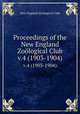Proceedings of the New England Zological Club. v.4 (1903-1904), New England Zoological Club 