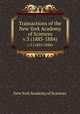 Transactions of the New York Academy of Sciences. v.3 (1883-1884), New York Academy of Sciences 