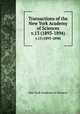 Transactions of the New York Academy of Sciences. v.13 (1893-1894), New York Academy of Sciences 