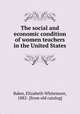 The social and economic condition of women teachers in the United States, Baker, Elizabeth Whitemore, 1882- [from old catalog] 