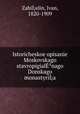 Istoricheskoe opisanie Moskovskago stavropigialnago Donskago monastyria, 