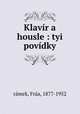 Klavr a housle : tyi povdky, 