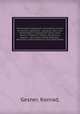 Nomenclator aquatilium animantium, Gesner, Konrad, 
