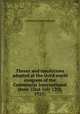 Theses and resolutions adopted at the third world congress of the Communist International (June 22nd-July 12th, 1921), Communist International 
