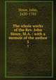The whole works of the Rev. John Howe, M.A. : with a memoir of the author. 5, Howe, John, 1630-1705 