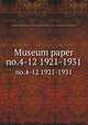 Museum paper. no.4-12 1921-1931, Alabama Museum of Natural History,Geological Survey of Alabama,United States. Work Projects Administration,Tennessee Valley Authority 