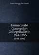 Immaculate Conception CollegeBulletin. 1894-1895, Loyola University (New Orleans, La.) 