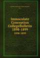 Immaculate Conception CollegeBulletin. 1898-1899, Loyola University (New Orleans, La.) 