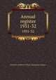 Annual register. 1931-32, University of Illinois (Urbana-Champaign campus) 