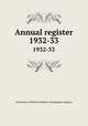 Annual register. 1932-33, University of Illinois (Urbana-Champaign campus) 