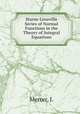 Sturm-Liouville Series of Normal Functions in the Theory of Integral Equations, Mercer, J. 