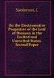 On the Electromotive Properties of the Leaf of Dionaea in the Excited and Unexcited States. Second Paper, Sanderson, J. 