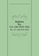 Bulletin. No. 111-120 1919-1921, University of Illinois (Urbana-Champaign campus). Engineering Experiment Station 